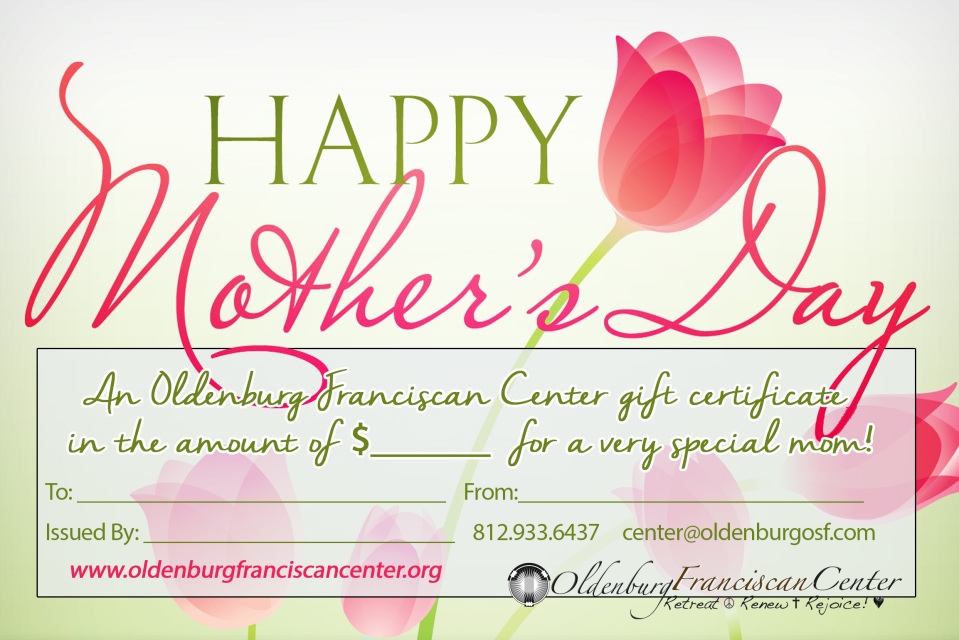 Mother's Day 45 Gift Certificate